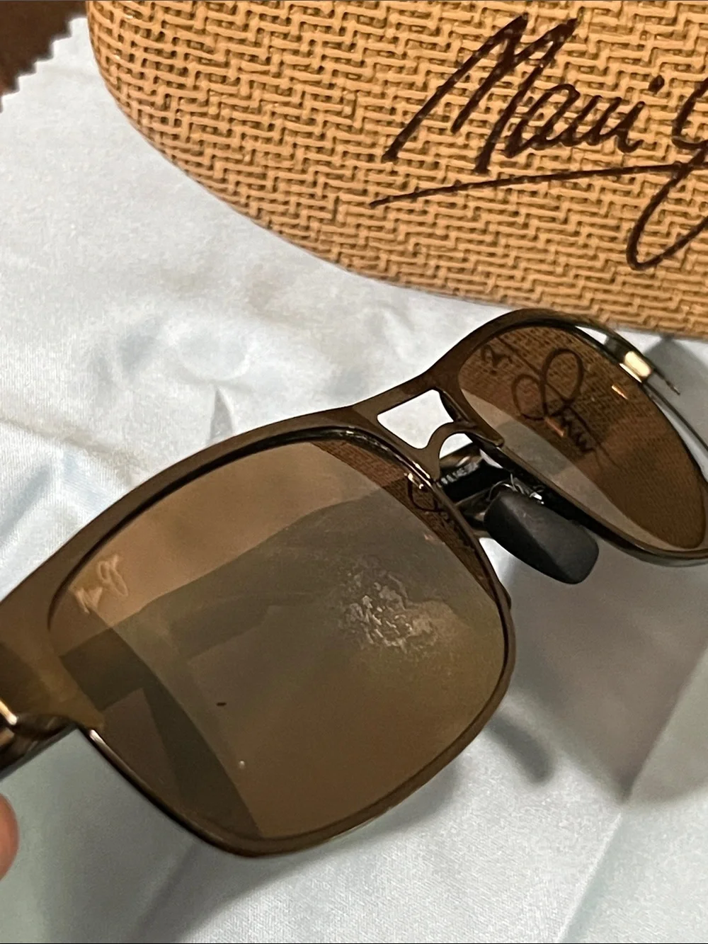 Men’s Maui Jim MJ 296-20A 57[]Brown Frame with Brown Polarized Lenses Sunglasses